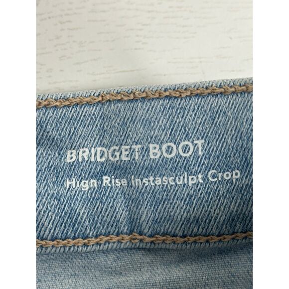 DL1961 Bridget Boot Cut Jeans High Rise Instasculpt Crop Casual Western 29 - Picture 4 of 10